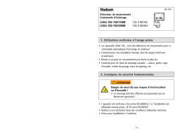 THEBEN LUXA 102-150-500W Manuel utilisateur