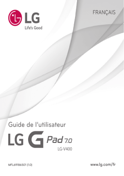 LG Série G-Pad 7.0 Manuel utilisateur