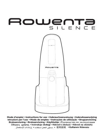 Manuel du propriétaire | Rowenta ASPIRATEUR SILENCE Manuel utilisateur | Fixfr