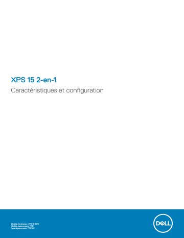 Dell XPS 15 9575 2-in-1 laptop spécification | Fixfr