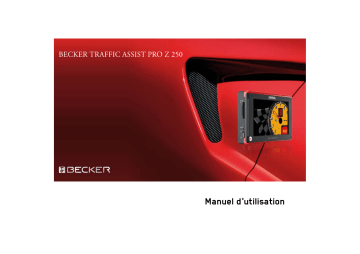 Becker Z250 Pro Ferrari Edition Manuel utilisateur | Fixfr