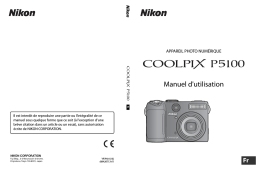 Nikon Coolpix P5100 Mode d'emploi