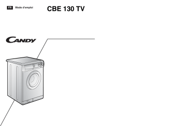 Manuel du propriétaire | Candy CBE 130 TV Manuel utilisateur | Fixfr