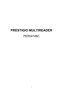 Prestigio MultiReader PER-5474BC Mode d'emploi