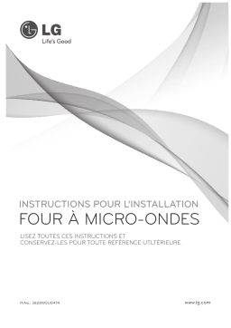 LG MV-2045BQS Guide d'installation