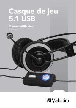 Verbatim 5.1 Channel USB Gaming Headset Manuel utilisateur