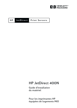 HP JETDIRECT 400N PRINT SERVER Manuel utilisateur