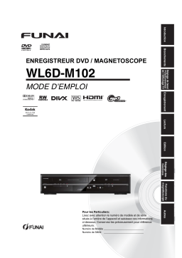 Funai WL6D-M102 Manuel utilisateur