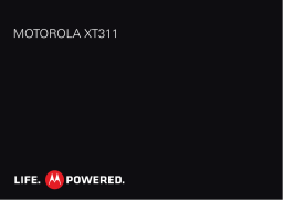 Motorola XT311 Manuel utilisateur