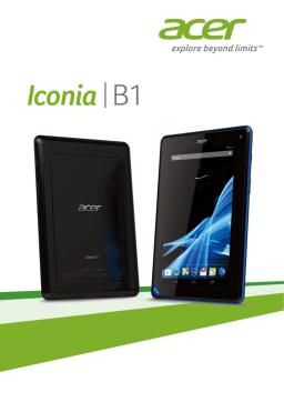 Acer Iconia B1-A71 Manuel utilisateur