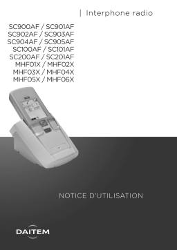 Daitem SC901AF Interphone Manuel utilisateur