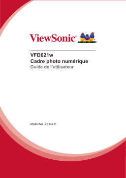 ViewSonic VFD621w-70 Manuel utilisateur