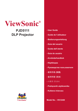 ViewSonic PJD5111 Manuel utilisateur