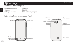 Prestigio  MultiPhone 3400 DUO Guide de démarrage rapide