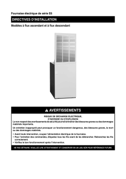 Intertherm E6EB Manuel utilisateur