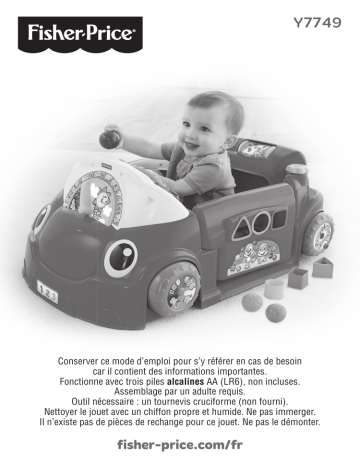 Mattel Fisher-Price Laugh & Learn Crawl Around Car Manuel utilisateur | Fixfr