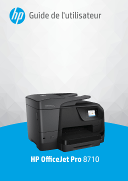 HP OFFICEJET PRO 8715OFFICEJET 8715 Manuel utilisateur