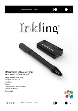 Wacom INKING PEN POUR INTUOS4 PTK Manuel utilisateur