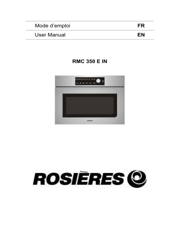 Manuel du propriétaire | ROSIERES RMC350EIN Manuel utilisateur | Fixfr