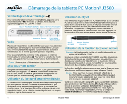 Motion Computing J3500 Manuel utilisateur