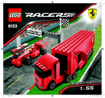 Guide d'installation | Lego 8153 Ferrari F1 Truck Manuel utilisateur | Fixfr