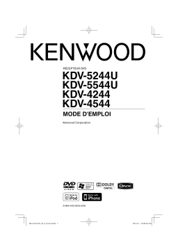 Kenwood KDV-5244U Manuel utilisateur