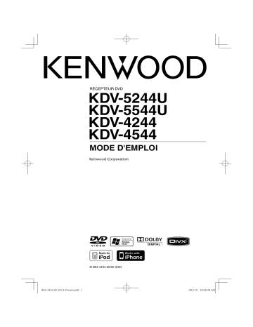 Manuel du propriétaire | Kenwood KDV-5244U Manuel utilisateur | Fixfr