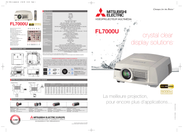 Manuel du propriétaire | Mitsubishi FL7000U Manuel utilisateur | Fixfr