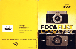 Foca Focaflex Manuel utilisateur