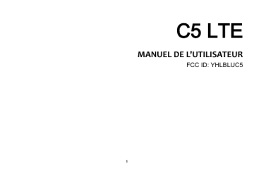Blu C5 LTE Manuel du propriétaire | Fixfr