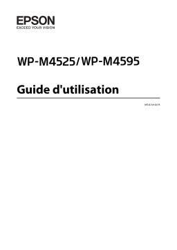 Epson WP-M4595DNF Manuel utilisateur