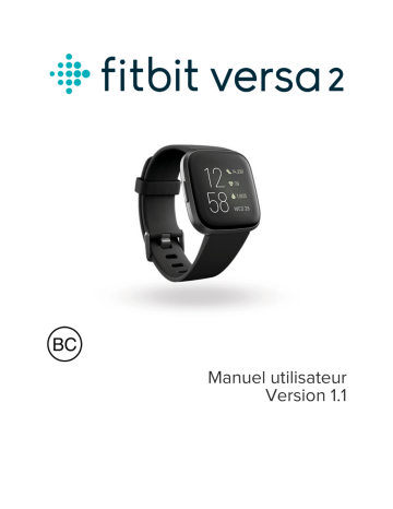 Mode d'emploi | Fitbit Versa 2 Manuel utilisateur | Fixfr