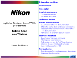 Nikon SCAN 2 Manuel utilisateur