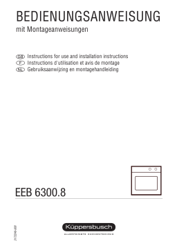 Küppersbusch EEB 6300.8 Manuel utilisateur