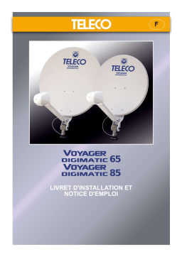 Teleco Voyager Digimatic 65/85 LNB S1 Manuel utilisateur