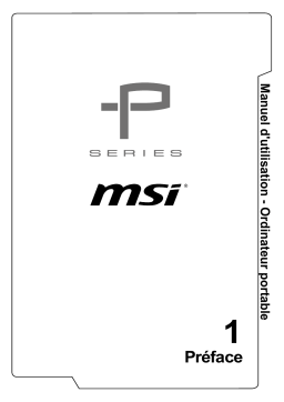 MSI PE60 2QE-299FR Manuel utilisateur