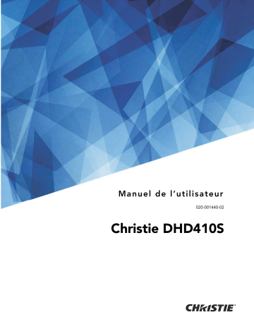 Christie Captiva DHD410S Maximize your space. Captivate your audience. Manuel utilisateur | Fixfr