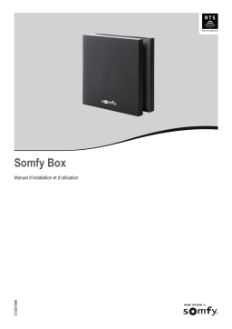 Somfy BOX HD Manuel utilisateur