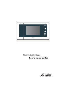 sauter SME415BF1 Manuel utilisateur