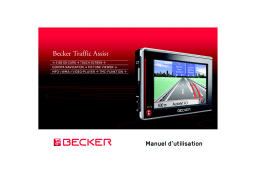 Becker 7827 Traffic Assist Manuel utilisateur