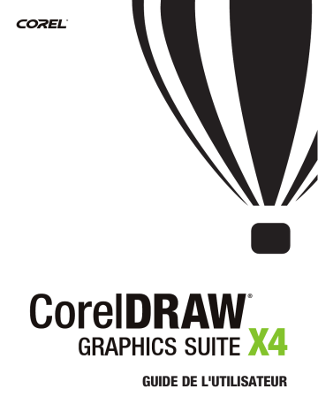 Corel Draw Graphics Suite X4 Mode d'emploi | Fixfr