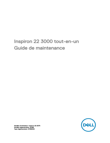 Dell Inspiron 3275 desktop Manuel utilisateur | Fixfr