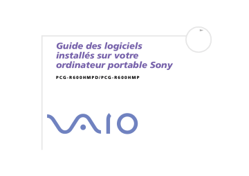 Manuel du propriétaire | Sony PCG-R600HMPD Manuel utilisateur | Fixfr