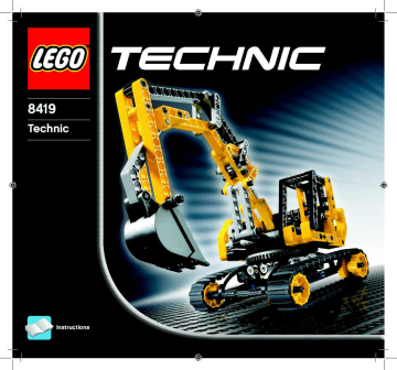 Guide d'installation | Lego 8419 Excavator Manuel utilisateur | Fixfr
