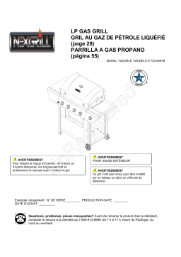 Nexgrill 720-0697B grill Manuel utilisateur