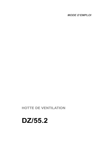 Manuel du propriétaire | Therma DZ/55.2 Manuel utilisateur | Fixfr