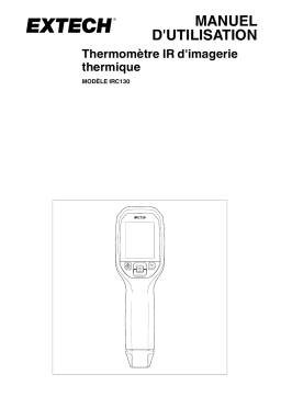 Extech Instruments IRC130 Thermal Imager IR Thermometer Manuel utilisateur