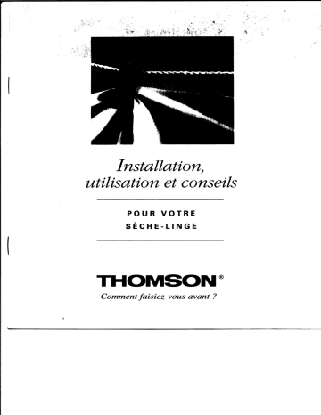 Manuel du propriétaire | Thomson AIR609C Manuel utilisateur | Fixfr