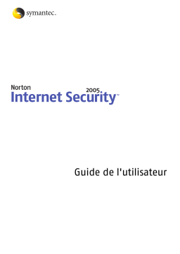 Symantec Norton Internet Security 2005 Manuel utilisateur