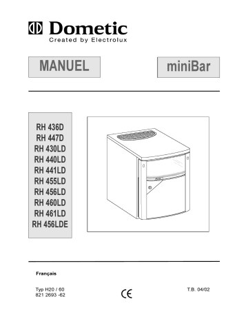 Manuel du propriétaire | Electrolux RH447D Manuel utilisateur | Fixfr